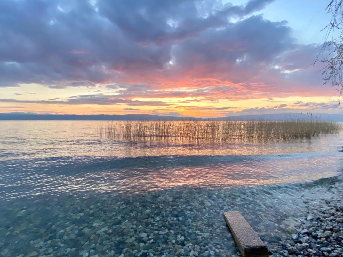 Aqua Blue Lakeview Apartment Ohrid Peštani Eksteriør bilde